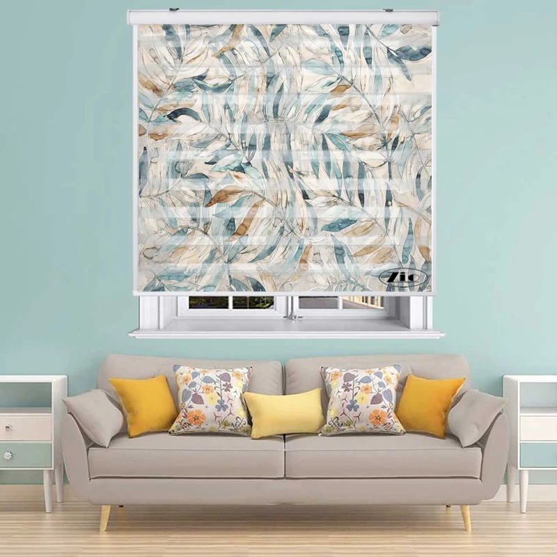 پرده زبرا زیو کد 3D1452 سایز 150x150 سانتی متر