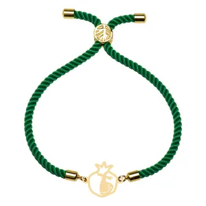 دستبند طلا 18 عیار زنانه الن نار طرح يلدا مدل N102080