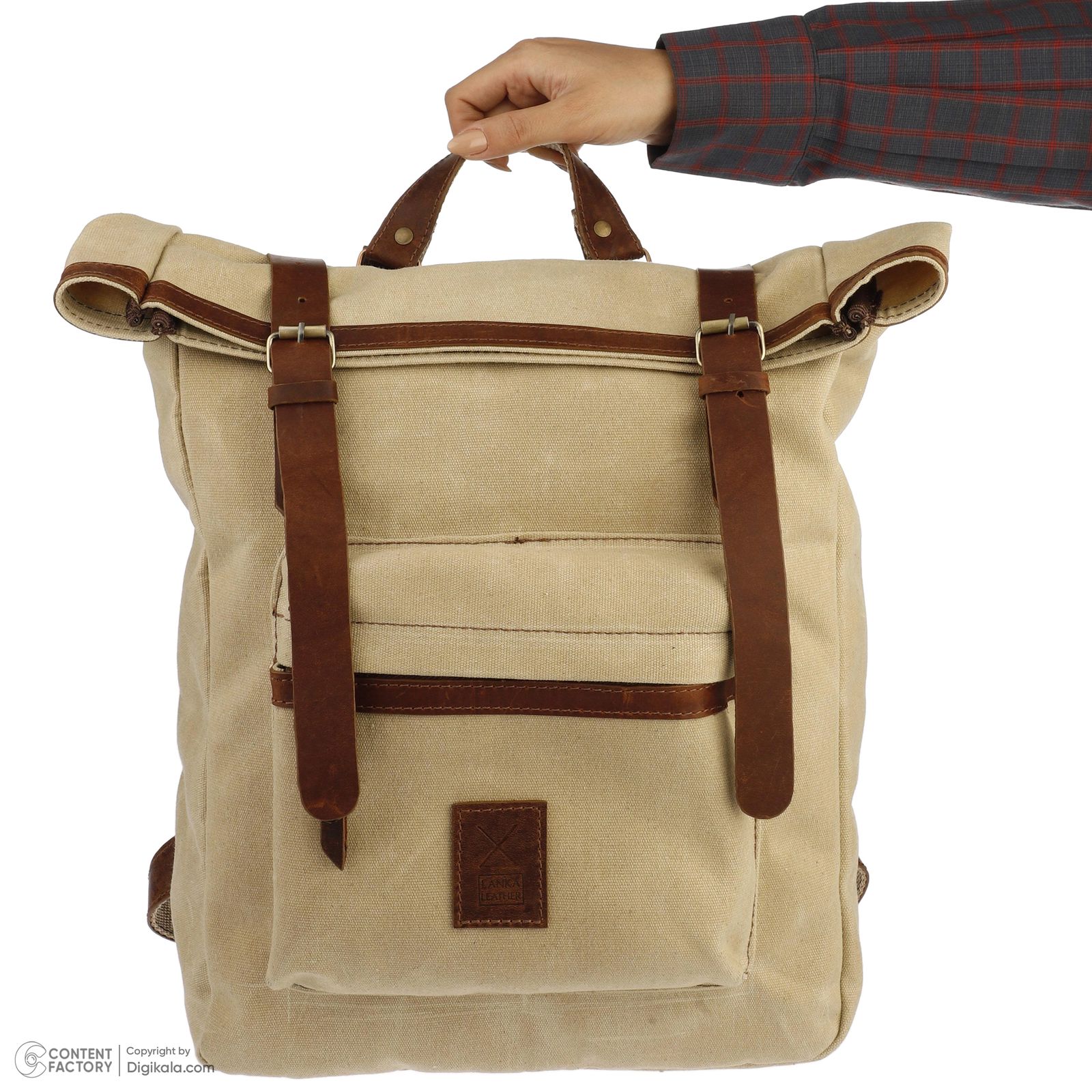 کوله پشتی چرم لانکا مدل 1131510115 - - 5