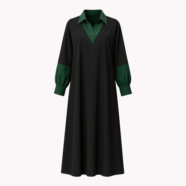 مانتو عبایی زنانه مدل Verdelle کد M5499