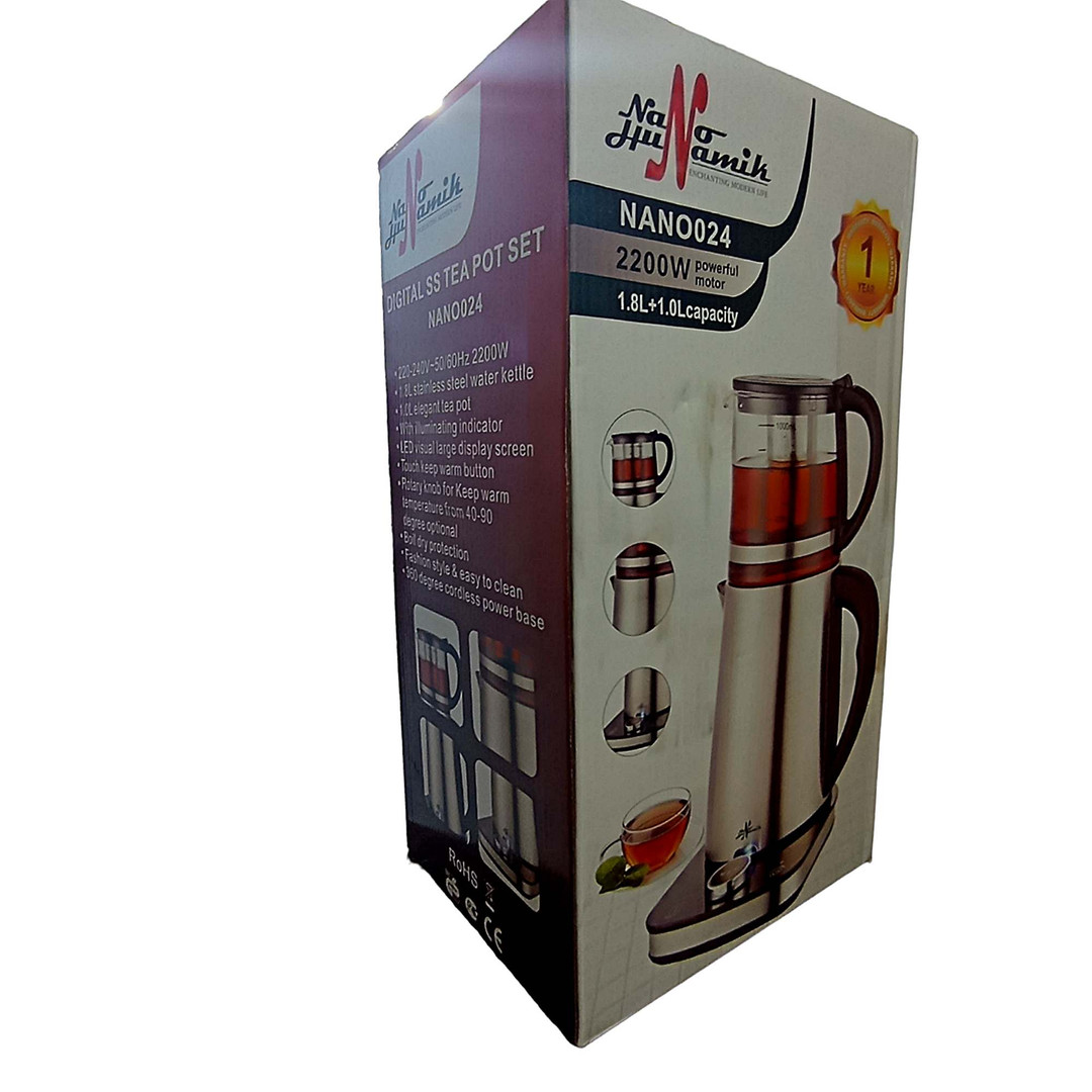 چای ساز نانو مدل استیل