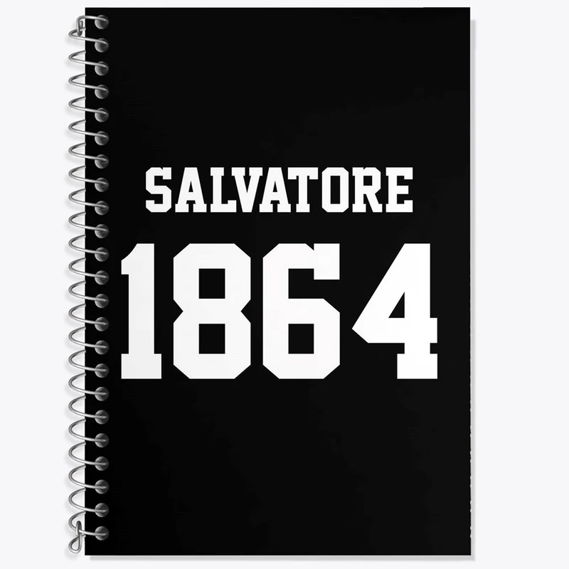 دفتر زبان 50 برگ خندالو مدل دو خط طرح خاطرات یک خون آشام The Vampire Diaries کد 20243