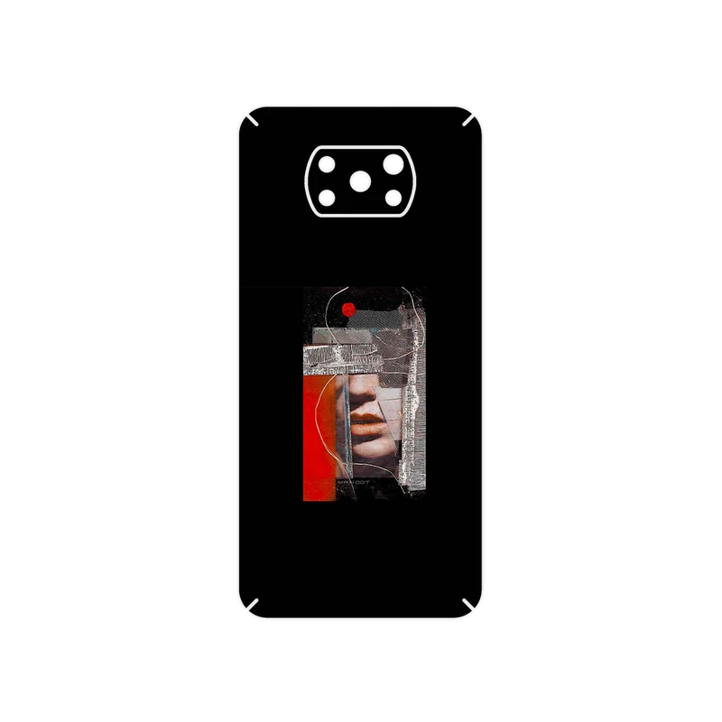 برچسب پوششی ماهوت مدل Collage of Mouth مناسب برای گوشی موبایل شیائومی Poco X3 Pro