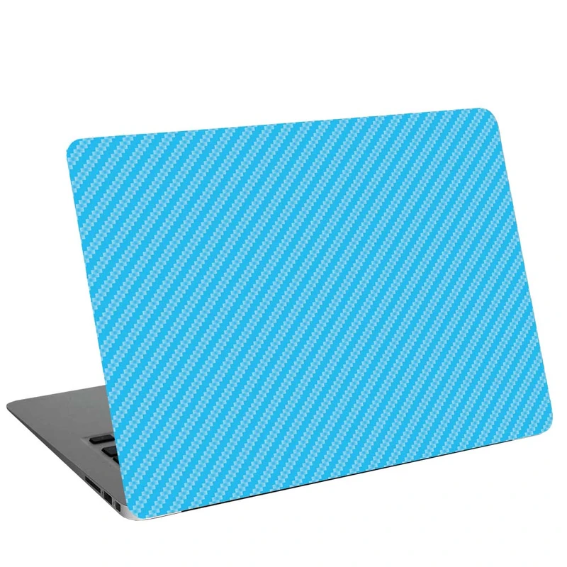 استیکر لپ تاپ طرح Lightblue-Carbon کد G-263 مناسب برای لپ تاپ 15.6 اینچ