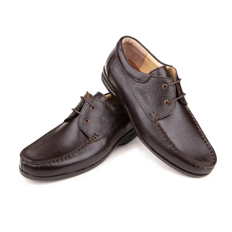 کفش مردانه نادر کد 282 رنگ قهوه ای