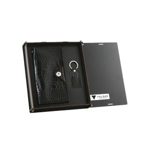 ست هدیه مردانه چرم یلسان مدل رادیس کد NHL-GC-062-msk