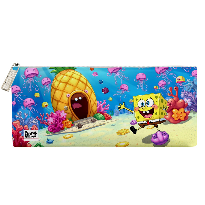 جامدادی مستر راد مدل  باب اسفنجی طرح آکواریوم کد fiory 2776