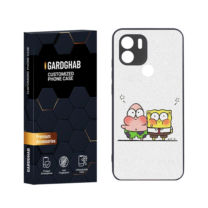 کاور گارد قاب مدل دور ژله ای فانتزی مناسب برای گوشی موبایل شیائومی Redmi A1 Plus / A2 Plus / Poco C50 / Poco C51