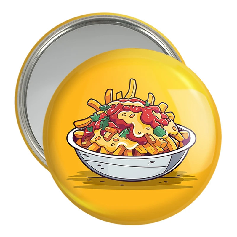 آینه جیبی خندالو مدل فست فود (Fast Food) کد 36555