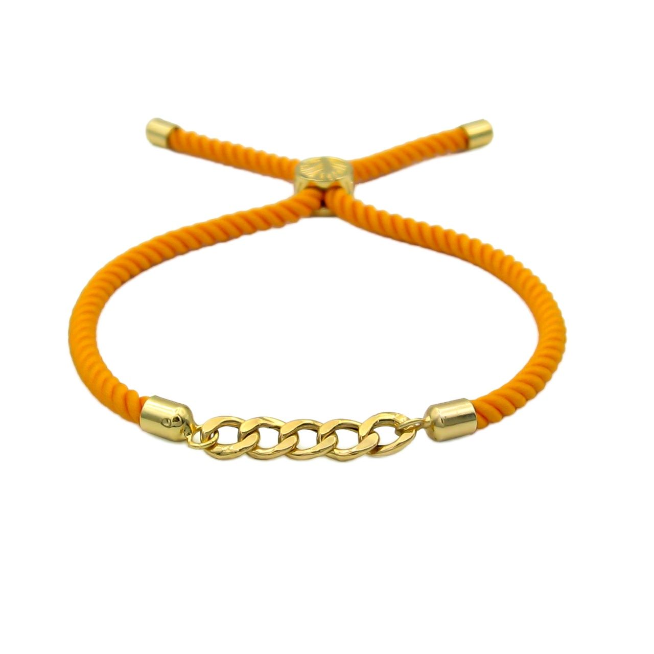 دستبند طلا 18 عیار زنانه مانچو مدل bfg218 -  - 1