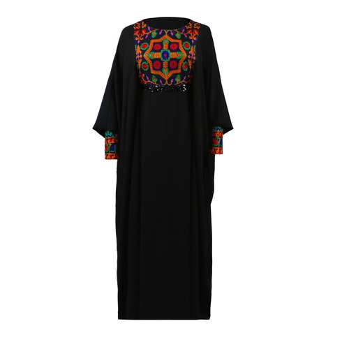 مانتو زنانه مدل سوزن دوزی عبایی کد 63