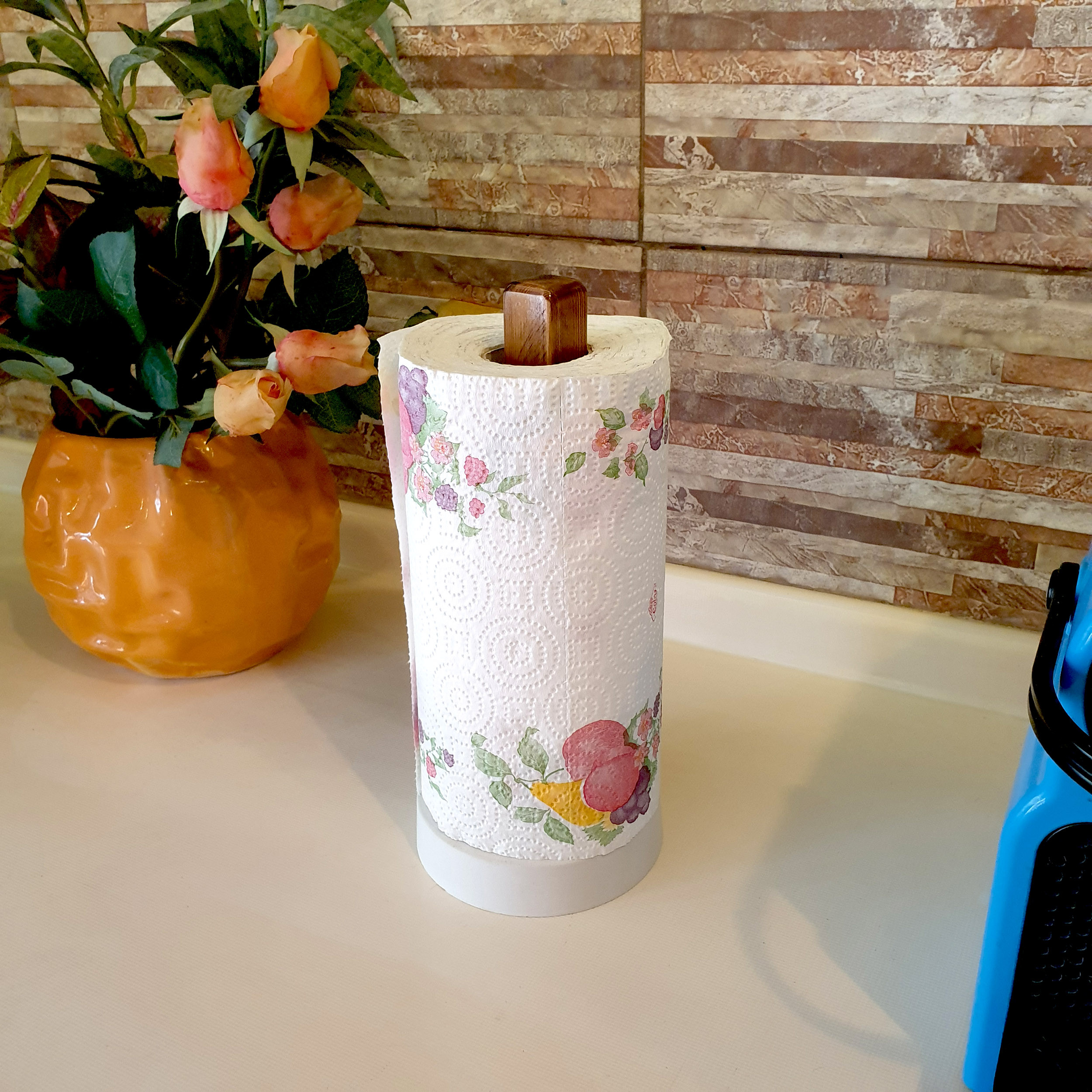 پایه رول دستمال کاغذی مدل سمنت tall