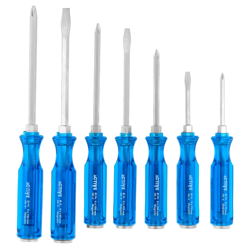مجموعه 7 عددی پیچ گوشتی اکتیو تولز کد AC-6373 مجموعه 7 عددی پیچ گوشتی اکتیو تولز کد AC-6373