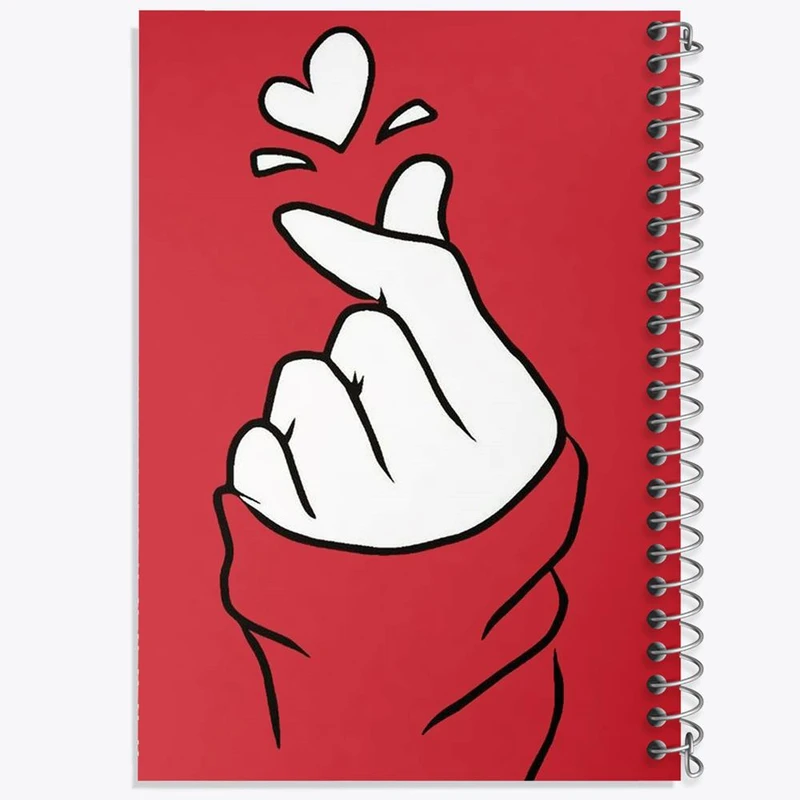 دفتر ژورنال نویسی 50 برگ خندالو مدل نقطه ای طرح عاشقانه کد 1891