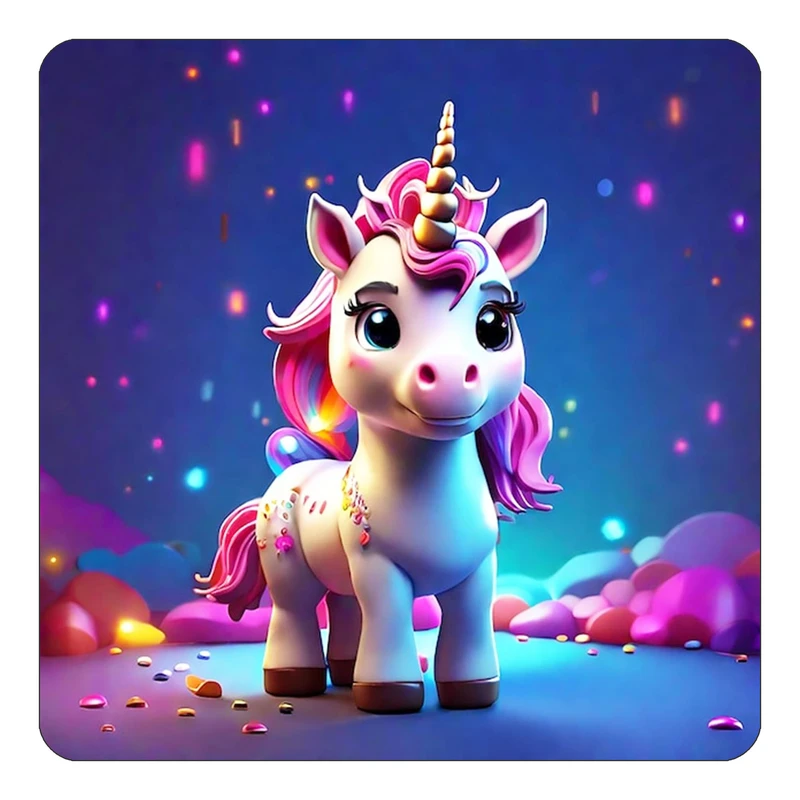 مگنت کاکتی طرح اسب تک شاخ و یونیکورن مدل mp30839