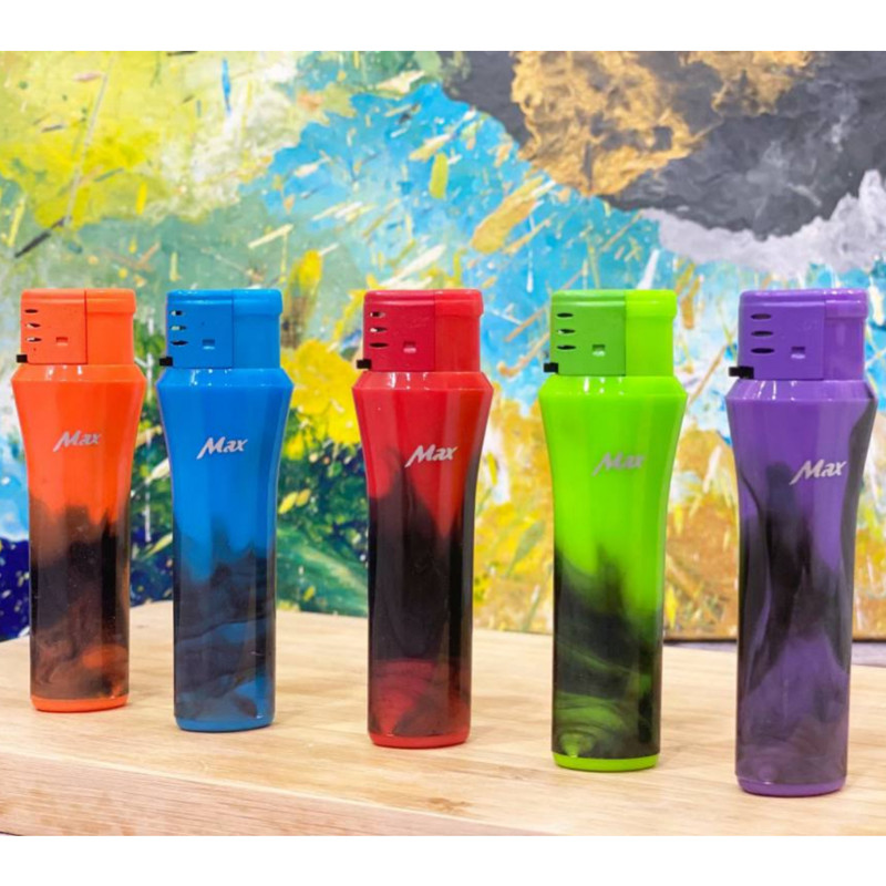 فندک مکس کمرباریک مدل المنتی بسته 5 عددی