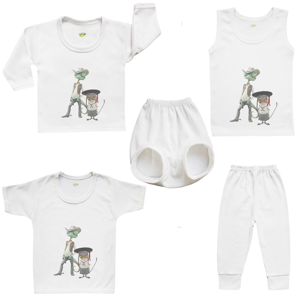 ست 5 تکه لباس نوزادی کارانس مدل SFBT-5051