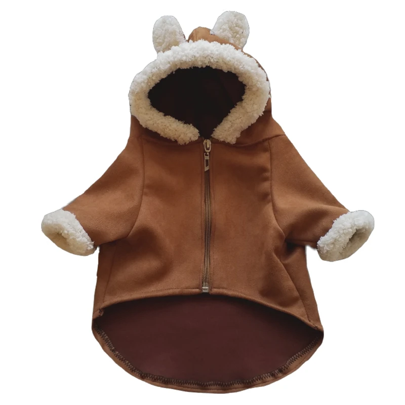 لباس سگ مدل کلاهدار سایز L