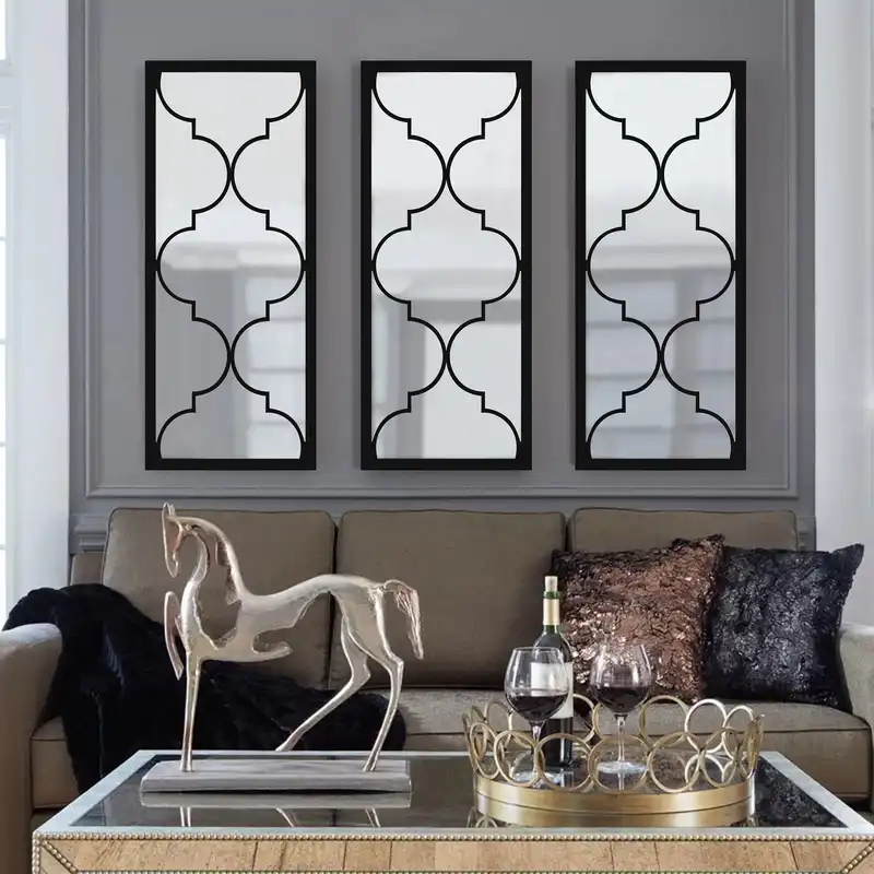 آینه مدل نیم قد همراز مجموعه 3 عددی