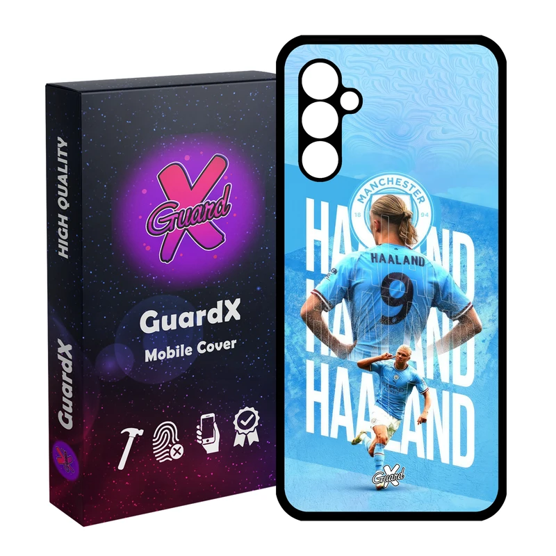 کاور گارد ایکس طرح ارلینگ هالند مدل Glass10575 مناسب برای گوشی موبایل سامسونگ Galaxy A24/A24 4G/M34 5G