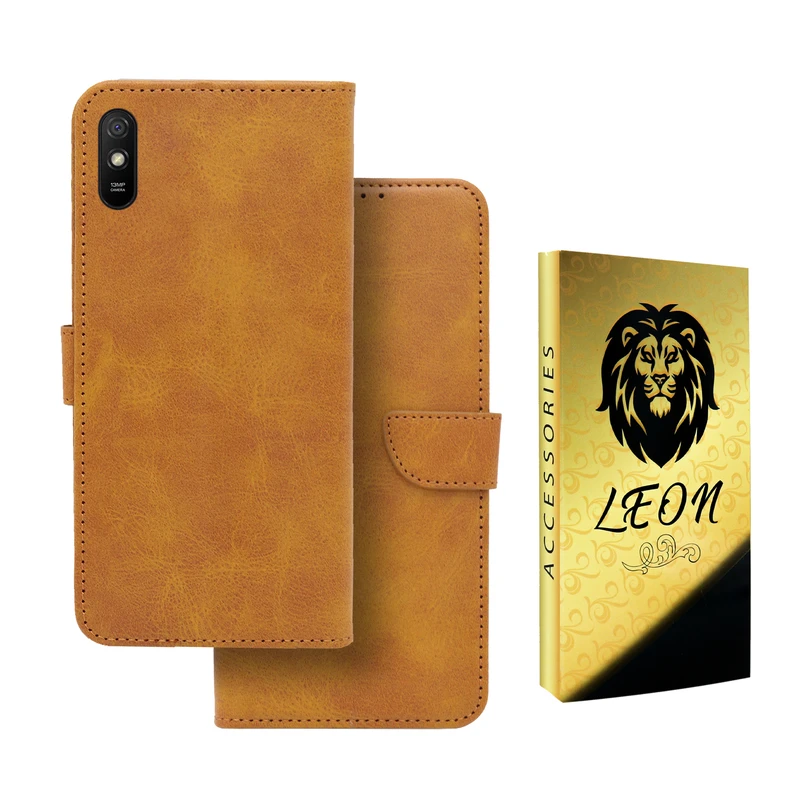 کیف کلاسوری لئون مدل Bors Oro مناسب برای گوشی موبایل شیائومی Redmi 9A