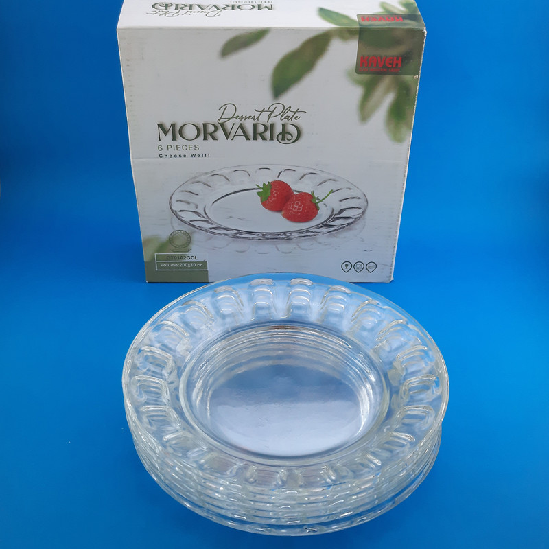 بشقاب میوه خوری کاوه مدل MORV بسته 6 عددی