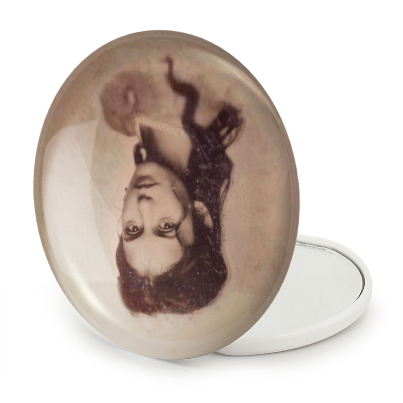 آینه جیبی خندالو طرح کاترین پیرس خاطرات یک خون آشام The Vampire Diaries مدل تاشو کد 20258