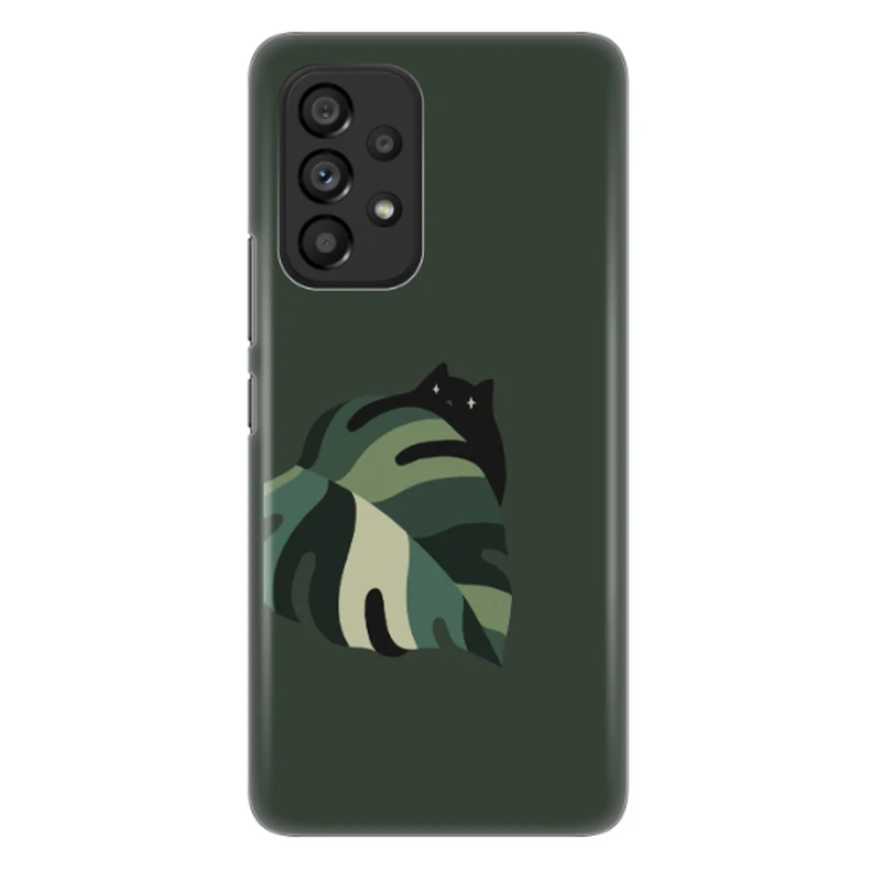 کاور طرح برگ و گربه کد DIMO-048 مناسب برای گوشی موبایل سامسونگ Galaxy A53 5G / Galaxy A53