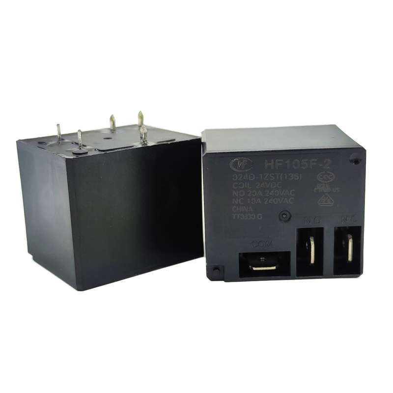 رله کولری 24 ولت و 20 آمپر هونگفا مدل (HF105F-2-024D-1ZST(136 بسته 2 عددی رله کولری 24 ولت و 20 آمپر هونگفا مدل (HF105F-2-024D-1ZST(136 بسته 2 عددی