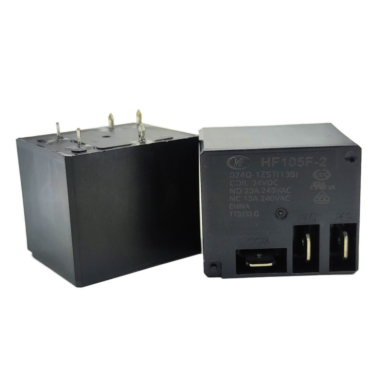 رله کولری 24 ولت و 20 آمپر هونگفا مدل (HF105F-2-024D-1ZST(136 بسته 2 عددی رله کولری 24 ولت و 20 آمپر هونگفا مدل (HF105F-2-024D-1ZST(136 بسته 2 عددی