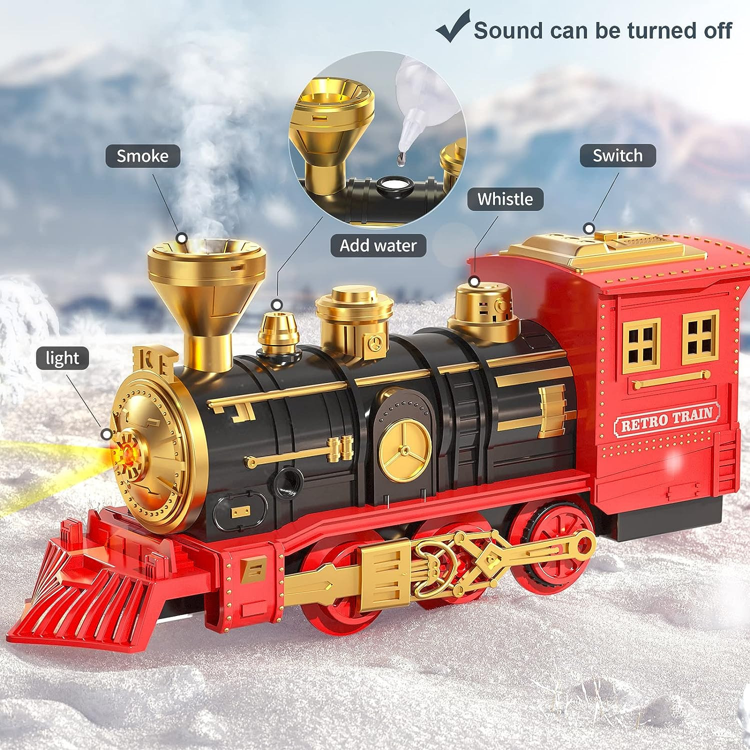 قطار بازی کنترلی مدل Electric steam Train کد 699