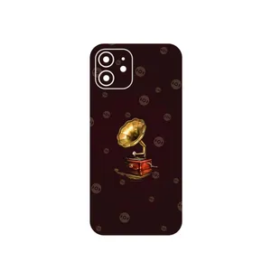 MAHOOT Gramophone Nostalgia Cover Sticker for Apple iPhone 12
