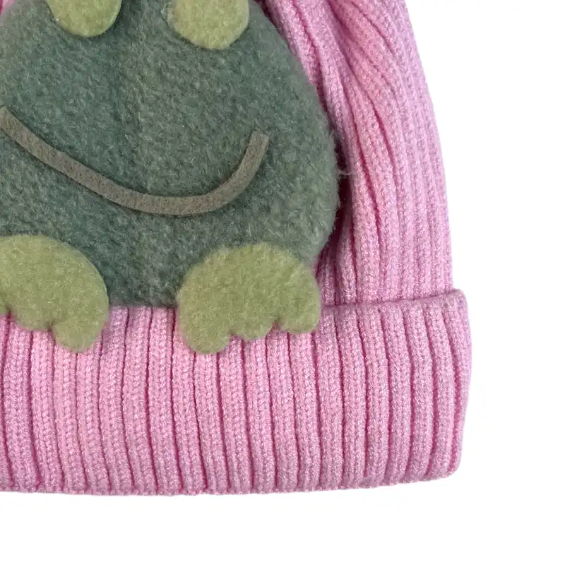 کلاه بافتنی بچگانه مدل پم پم RO_200