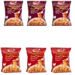 نودل با طعم گوشت و مرغ الیت - 75 گرم بسته 6 عددی