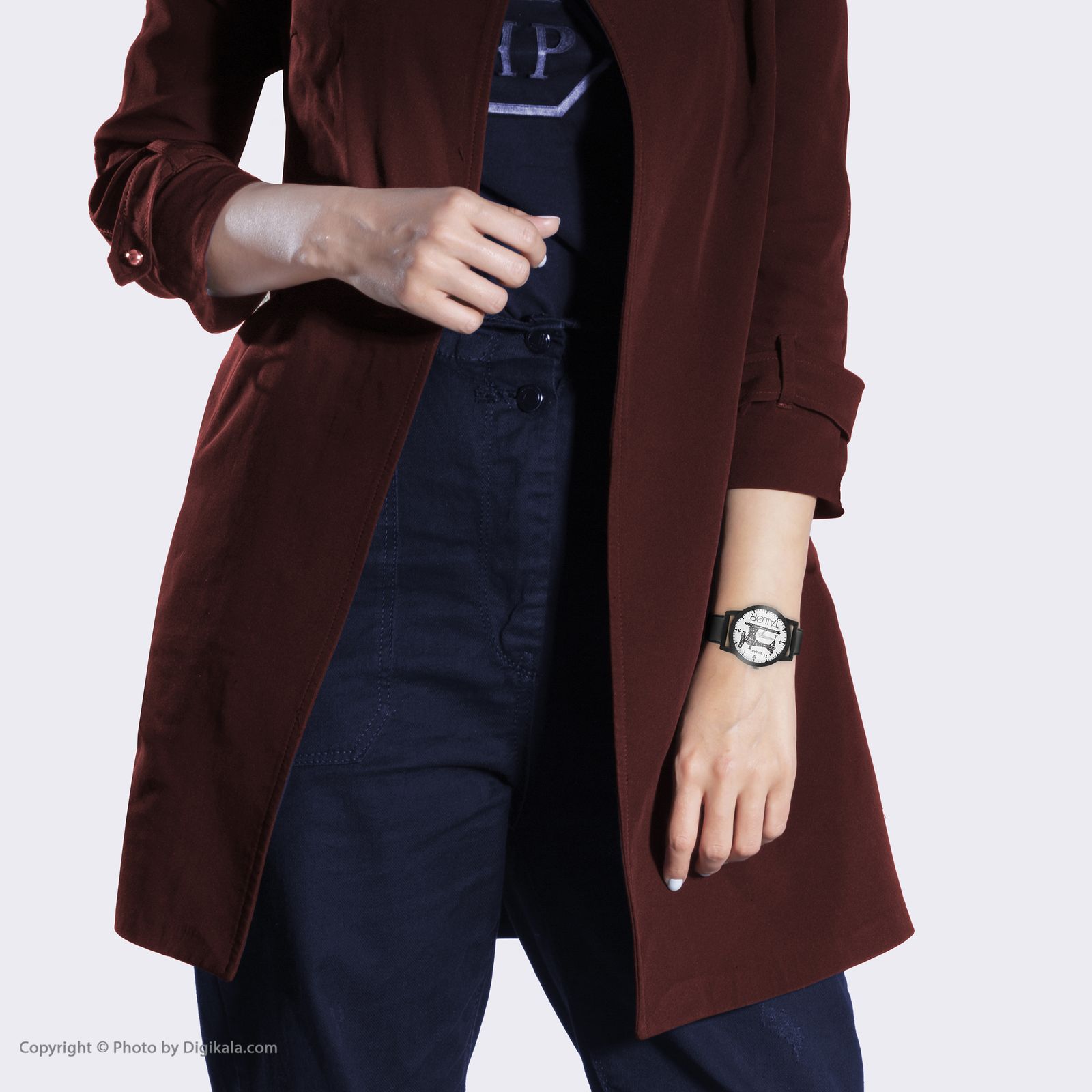 ساعت مچی عقربه ای زنانه و مردانه والار طرح خیاط کد LF2852 -  - 2