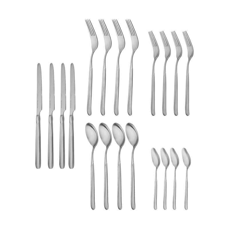 ست قاشق و چنگال و کارد استیل 20 پارچه استوکز مدل 4020