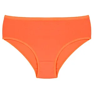 شورت زنانه مدل نخی ساده رنگ نارنجی