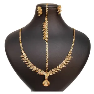 نیم ست طلا 18 عیار زنانه گالری یارطلا مدل تراش کد SR82-G