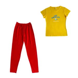 ست تی شرت و شلوار دخترانه الیسا مدل 001