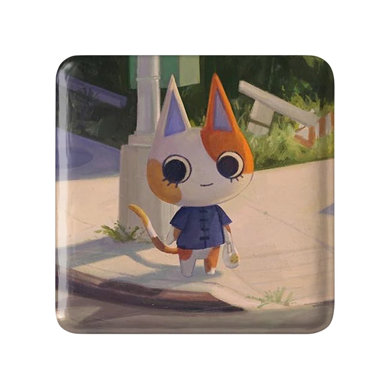 مگنت خندالو طرح بازی انیمال کراسینگ (Animal Crossing) مدل مربعی کد 32661