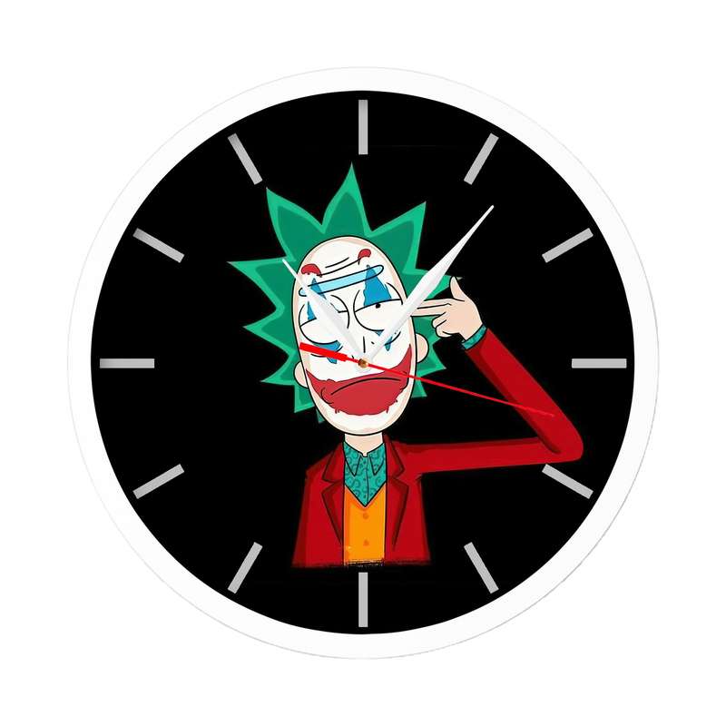 ساعت دیواری مدل ریک و مورتی 3297