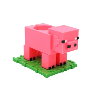 پایه نگهدارنده اپل واچ مدل Minecraft طرح Pig