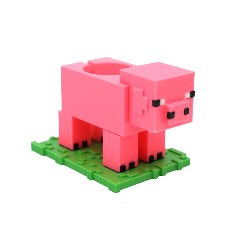 پایه نگهدارنده اپل واچ مدل Minecraft طرح Pig