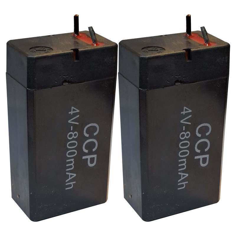 باتری سیلد اسید 4 ولت سی سی پی مدل 4V-800mah ظرفیت 800 میلی آمپر ساعت بسته دو عددی باتری سیلد اسید 4 ولت سی سی پی مدل 4V-800mah ظرفیت 800 میلی آمپر ساعت بسته دو عددی