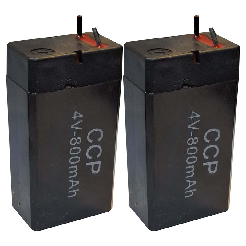 باتری سیلد اسید 4 ولت سی سی پی مدل 4V-800mah ظرفیت 800 میلی آمپر ساعت بسته دو عددی باتری سیلد اسید 4 ولت سی سی پی مدل 4V-800mah ظرفیت 800 میلی آمپر ساعت بسته دو عددی