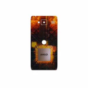 MAHOOT AMD Brand Cover Sticker for Motorola Droid Razr HD
