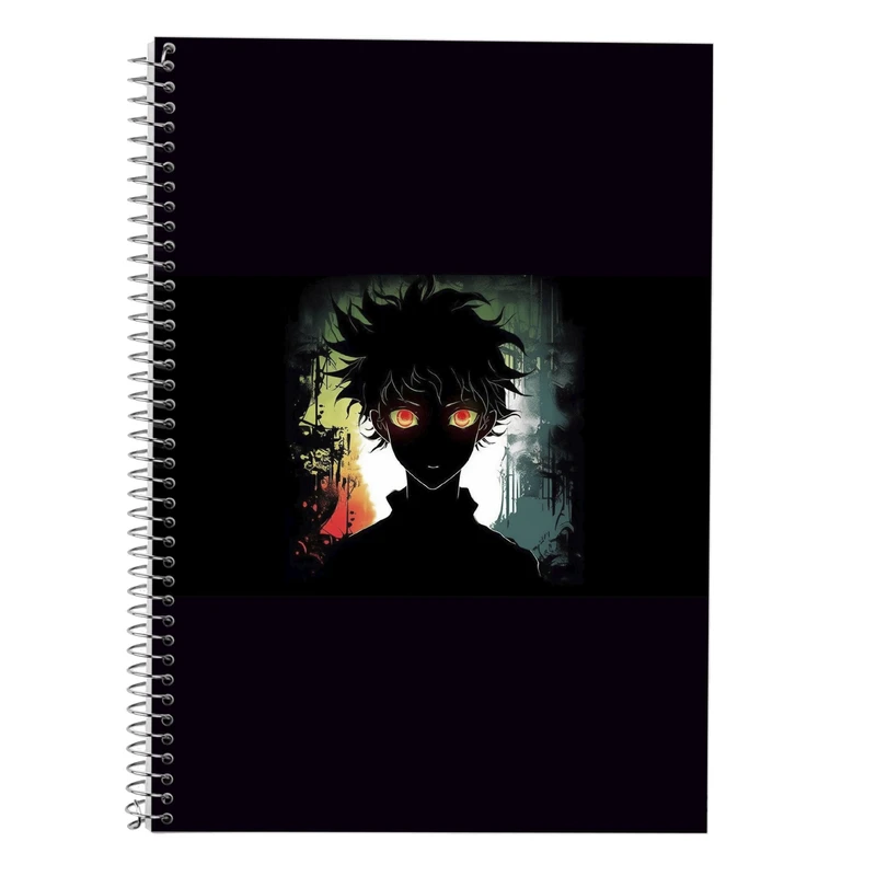 دفتر زبان 50 برگ مدوپد مدل دوخط طرح Demon Slayer کد DF10472