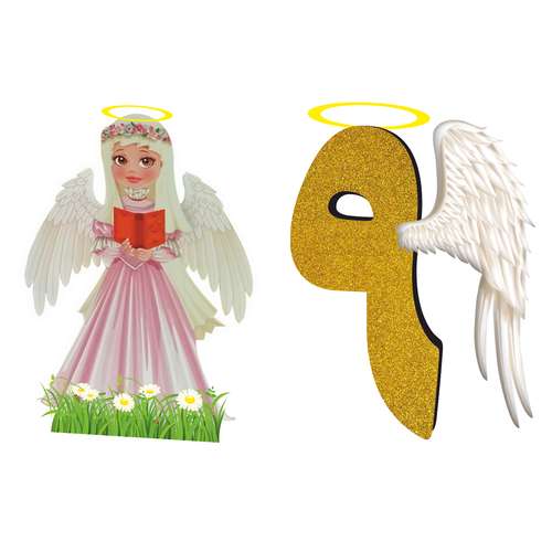 استند تولد طرح فرشته جشن تکلیف مدل 01 بسته دو عددی