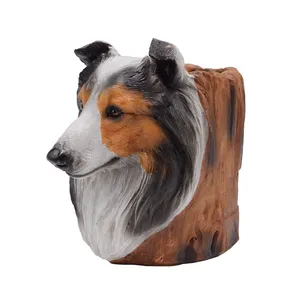 جامدادی رومیزی طرح سگ مدل شتلند شیپداگ کد 5006