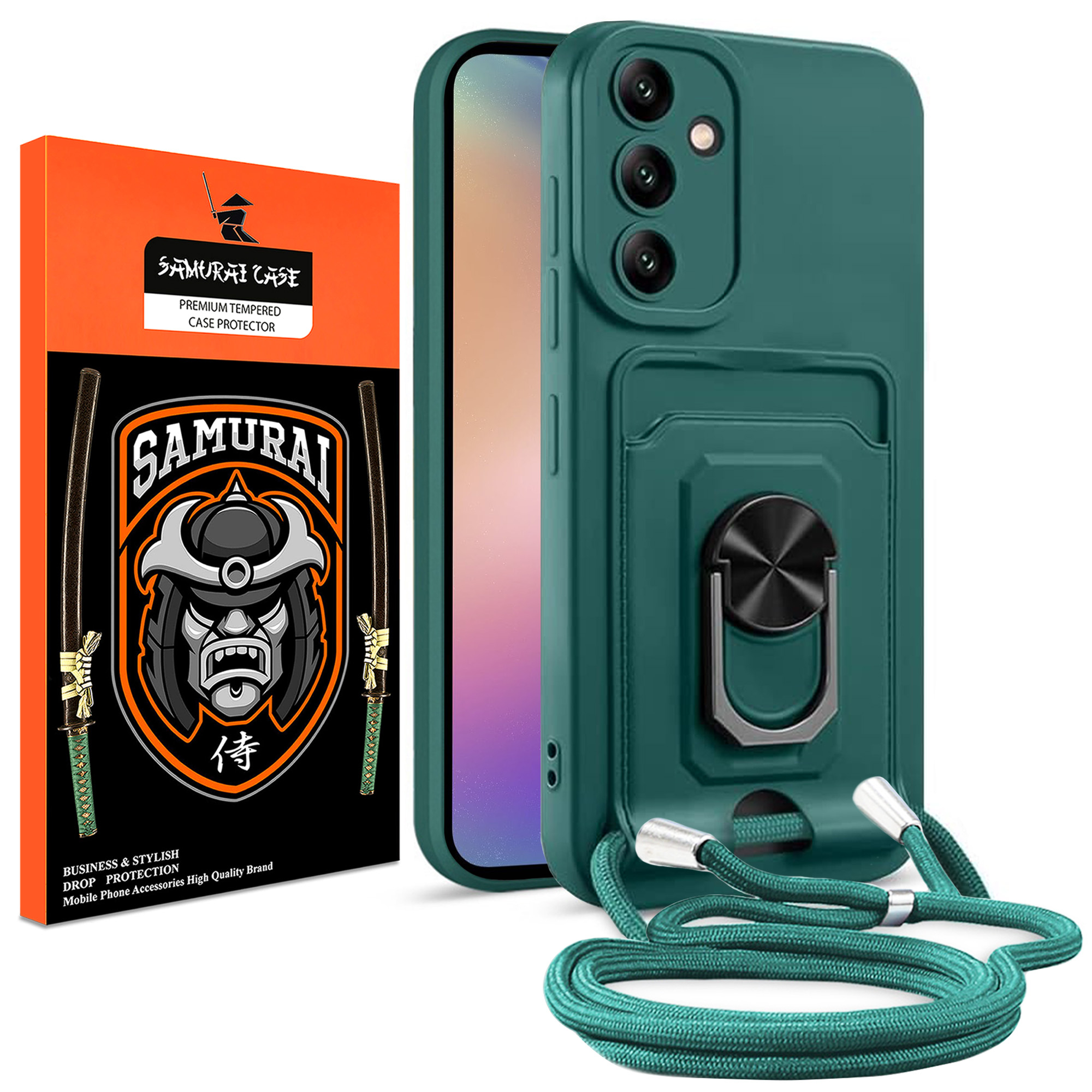 کاور سامورایی مدل All in One مناسب برای گوشی موبایل سامسونگ Galaxy A54 / A54 5G به همراه بند